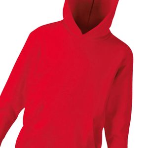 <b>Red</b> Pullover Hoodie <b>Men</b> Cotton Fleece Hooded <b>Sweatshirt</b> Plain Solid Casual Winter Wear Street Style Fashion Wholesale Fashion - Product Image 3