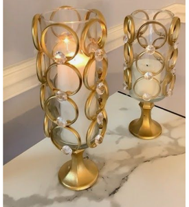 เชิงเทียนโลหะสำหรับตกแต่งบ้านทำด้วยมือของขวัญศิลปะสำหรับตกแต่งคริสต์มาส2024 - Product Image 1