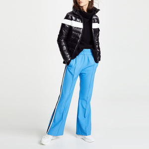 <b>Ladies</b> <b>Winter</b> Warm Street Outerwear Stand Collar Long Sleeve Motorcycle <b>Coat</b> Fashion Woman Puffer Jacket Nylon Breathable - Product Image 2