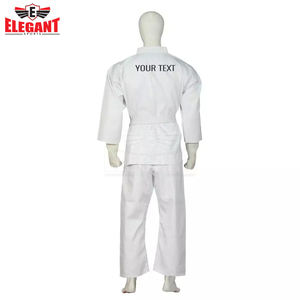 Uniforme de karaté personnalisé avec logo pour hommes, costume d'arts martiaux de haute qualité, doux et confortable, par Elegant Sports - Product Image 3