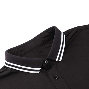 เสื้อโปโลผู้ชายแบบกำหนดเองเสื้อกอล์ฟแขนสั้นเสื้อยืดมีปกแบบลำลองสำหรับนักกีฬาดูดซับความชื้น - Product Image 3