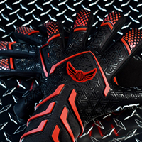 Guantes de látex para portero, protección para los dedos, para fútbol profesional, venta al por mayor