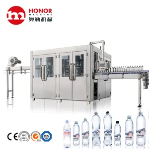 Turnkey Project A to Z Pure Water Bottling Filling Labeling Packing Machine Automatic Liquid Drinking Pure Mineral Water Line