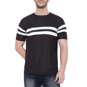 Camiseta Casual de Algodón para Hombre al por Mayor, Tejida, con Logotipo Personalizado, Manga Corta, Talla Grande, Diseño Sólido para Ropa de Trabajo - Product Image 4