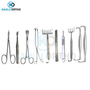 Kit de base de chirurgie plastique de 22 ensembles d'instruments chirurgicaux de chirurgie générale par KAHLU ORTHOPEDIC - Product Image 4