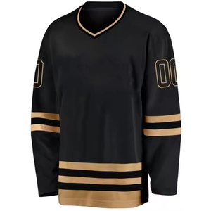 Camisetas de Hockey sobre Hielo Personalizadas con Logotipo, OEM, ODM, Transpirables, Sublimadas, 100% Poliéster, Diseño de Equipo Hecho a Medida - Product Image 3