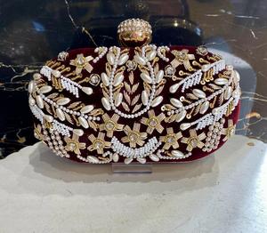 Exquisito bolso de mano con cuentas hecho a mano, un bolso llamativo perfecto para novias, accesorio para cada mujer con estilo - Product Image 6
