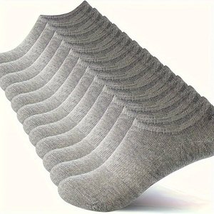 Men's Breathable Deodorant <b>Low</b> <b>Cut</b> Ankle <b>Socks</b> 10/20/30/40/50 Pairs-Sweat Wicking Comfortable Summer Wear - Product Image 6