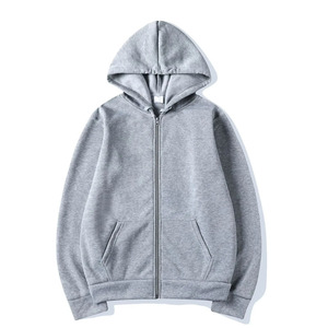 Sudadera con Capucha y Cremallera para Hombre, Diseño OEM, Parches de Chenilla, Tallas para Adultos, Ropa Deportiva ODM, Ropa Deportiva de Otoño, 100% Algodón - Product Image 2
