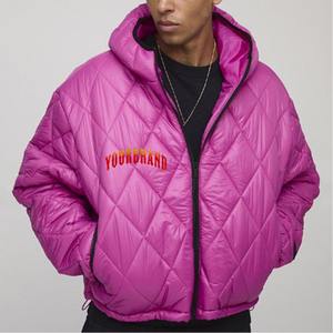 Veste bouffante imperméable de qualité supérieure sur mesure avec capuche Vêtements d'extérieur Veste bulle légère - Product Image 4