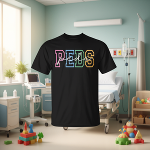 T-Shirt Classica per Infermieri Pediatrici, Abbigliamento Promozionale per Professionisti Sanitari - Product Image 3