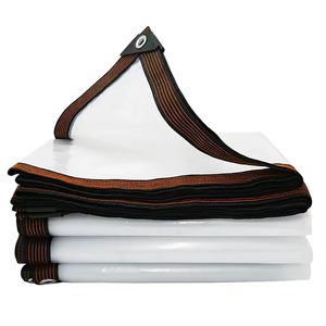 Bâche PE en HDPE laminé, tissu filtrant écologique uni, léger, tissé, imperméable, résistant à la pluie, pour tente extérieure et jardinage - Product Image 1