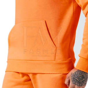 ชุดวอร์มผ้าฝ้าย100% ของผู้ชายชุดวอร์มระบายอากาศชุดออกกำลังกายในยิมชุดฤดูหนาวพร้อมผ้าปรับแต่งได้ - Product Image 5