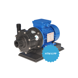 Bomba centrífuga magnética industrial HTM 6 PP, alta calidad, con motor de 0,25kw IEC 63 B 2P, hecha de plástico para ácidos, bomba de agua - Product Image 1