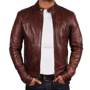 Chaqueta de Motociclista para Hombre, Ligera, con Logotipo Frontal, de Cuero Recubierto, Impermeable, Transpirable y Resistente al Viento, Fácil de Usar, Ideal para Invierno, Gran Venta - Product Image 1