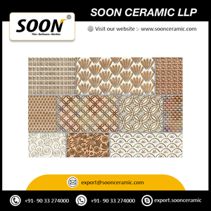 กระเบื้องปูพื้นเซรามิกอินเดียขนาด300x300มม. กระเบื้องเซรามิคติดผนังมีความยืดหยุ่นสูง - Product Image 2