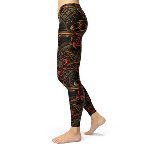 Leggings de yoga tricotés respirants taille haute pour femmes vente en gros Stock de tenues de fitness et de gym avec impression de logo personnalisé disponible - Product Image 2