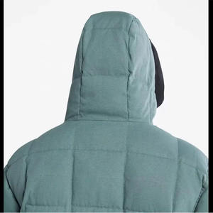 Veste d'hiver à logo personnalisable pour hommes et femmes Taille XL Toile chaude élégante avec col montant Capuche chauffante - Product Image 5