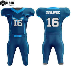 Último modelo de camisetas de fútbol americano, ropa deportiva de entrenamiento para jóvenes, camisetas de uniforme de sublimación de bajo precio a la venta - Product Image 5