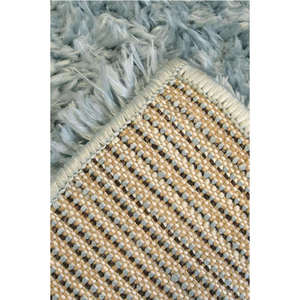 Netline Home Lagom <b>Tufted</b> Shaggy <b>Rug</b> in Duck Egg Blue Polyester - Product Image 4