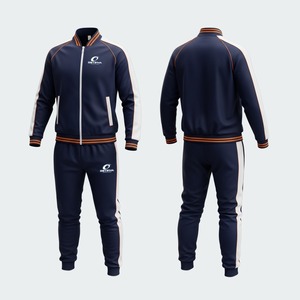 ชุดวอร์มฤดูหนาวผู้ชายคุณภาพสูง ขายดี พิมพ์ลายโลโก้ตามสั่ง ระบายอากาศได้ดี แห้งเร็ว น้ำหนักเบา เหมาะสำหรับเล่นกีฬาและวิ่ง - Product Image 4