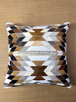 Nouveau fait à la main canapé oreiller Vintage véritable peau de vache coussin couvre 19 "à la main Art maison cas décoratif broderie coussin Arts