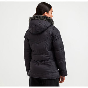 Nouveauté 2026 Manteau court en duvet de canard Vestes d'hiver pour femmes Blouson matelassé Col en fourrure Fermeture éclair avant - Product Image 4