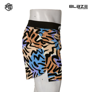 Short de gym extensible et confortable pour hommes, avec logo personnalisable, motif de décoration pour la boxe MMA Grappling - Product Image 4