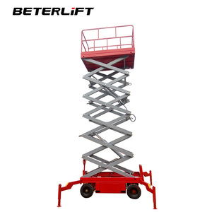 Мобильная ножничная подъемная платформа BETERLIFT 10м 12м 500кг для высотных работ, производитель в Китае - Product Image 4