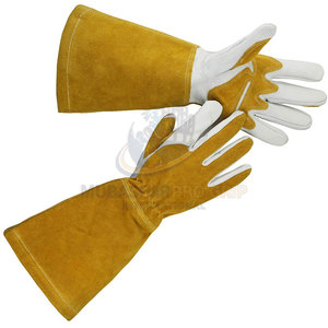Guantes de Soldadura de Cuero Vacuno de Alta Calidad con Protección de Seguridad, Guantes de Soldadura al por Mayor - Product Image 6
