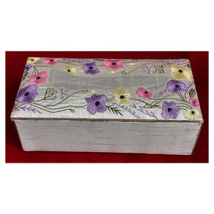 Nouvelles boîtes de broderie Zari au Design traditionnel et au meilleur Look de haute qualité et de première classe pour la décoration de la maison - Product Image 1