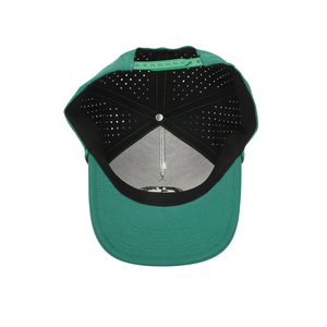 Gorra de béisbol y golf personalizada Sombrero de poliéster de 5 paneles con parche tejido de cuerda y bordado Premium OEM/ODM - Product Image 5