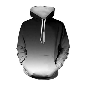 Lo básico, sudaderas con capucha de sublimación personalizadas mezcladas de algodón para hombres, material de algodón, Sudadera con capucha impresa por sublimación de alta calidad - Product Image 1