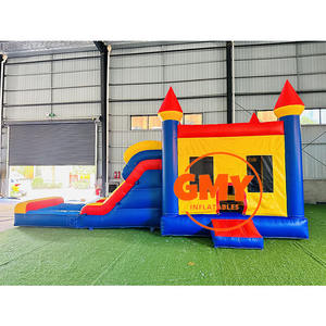 Nouvelle maison gonflable de rebond de thème de <span class=keywords><strong>plage</strong></span> de lunettes de soleil de conception avec la maison sautante combinée de glissière d'eau à vendre - Product Image 4