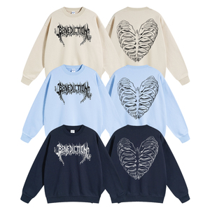 Sudadera con Capucha Unisex Oversize con Cremallera, de Moda, Color Liso, de Jersey, para Invierno, Bordada, Transpirable, con Estampado - ¡Gran Venta! - Product Image 2