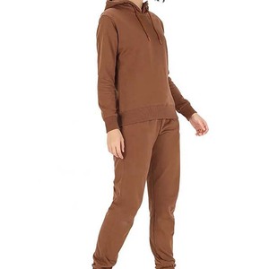 Best Price Winter Vintage Hooded Printed Solid Casual Knitted Breathable Eco-Friendly Sweatshirt Set Pants Suit Men Tracksuit - Product Image 4