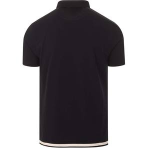 Polo de golf de haute qualité avec broderie personnalisée, logo en polyester et spandex imprimé, style rétro à séchage rapide pour hommes - Product Image 2