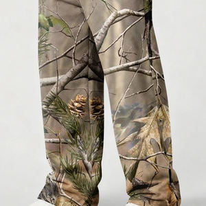 High Quality Custom Logo <b>Men</b> Cargo Pants New Design Casual Camo Print Canvas <b>Trousers</b> Fashion Outdoor Streetwear on Sale - Product Image 6