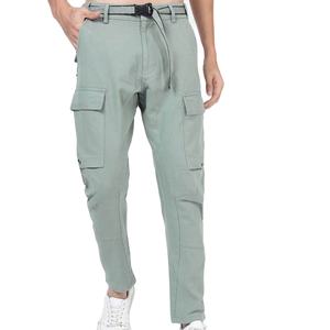 Pantalones cortavientos de poliéster personalizados de alta calidad para hombres de talla grande estilo casual ligero de moda al por mayor - Product Image 1