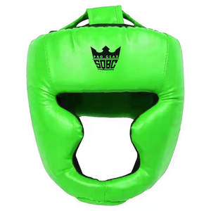 Protector de Cabeza de Cuero para Boxeo y Entrenamiento de MMA, Diseño Personalizable, Ropa Deportiva Protectora para Adultos - Product Image 1