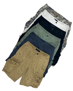 Custom Mens Cargo Shorts Algodón Spandex Mens Short Cargo Destroy Effect Pantalones casuales Diseño OEM Precio al por mayor Bangladesh - Product Image 1