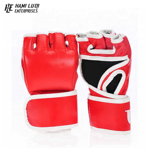 Vente en gros de gants MMA de haute qualité en PU + éponge Logo personnalisé et impression à usage adulte - Product Image 3
