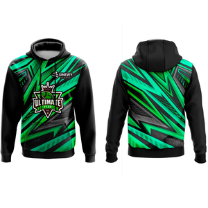 Sudaderas con capucha térmicas para hombre de gran venta de alta calidad 100% algodón transpirable secado rápido totalmente sublimación impreso liso teñido para invierno - Product Image 1