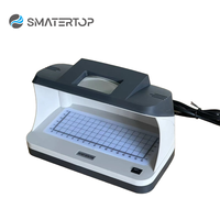2089 Loupe de bureau portable Détecteur d'argent UV en plastique avec filigrane pour la détection de monnaie de billets de banque