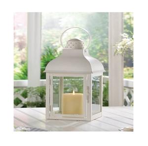 Lanterne suspendue blanche décorative en métal pour la décoration de mariage de festival d'événements de maison et d'hôtel éclairage d'événements de Noël utilisation personnalisée - Product Image 6