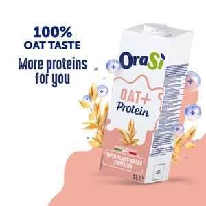 Bevande Vegetali OraSi Oat+ Protein per Distributori 1 litro 12 unità - Product Image 4