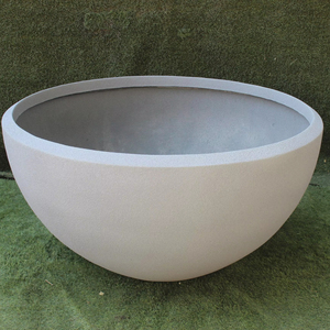 KNT al por mayor FRP caja grande hecha a mano de madera Rectangular pequeña maceta agujero de drenaje ligero para el hogar jardín Oficina - Product Image 1