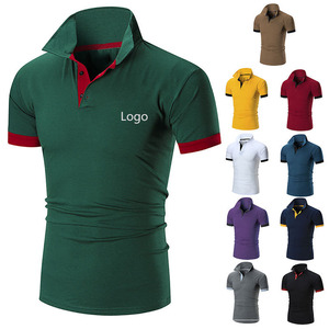 T-shirt polo anti-boulochage respirant sur mesure meilleure qualité hommes 100% coton polos de golf en bas quantité minimale de commande - Product Image 3