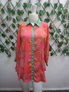 Tunique longue d'été élégante pour femmes élégante Style indien pakistanais coton Kurti avec dentelle dernière Viscose Style ethnique adultes filles - Product Image 3