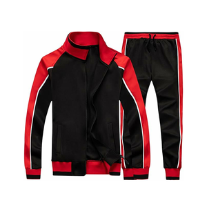 Vente chaude, survêtement de sport de haute qualité pour hommes, survêtement de sport décontracté personnalisé, ensembles de 2 pièces, vêtements de sport, survêtements de sport en gros, respirant - Product Image 1